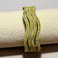 Crystal Bangle Set, Pastel Statement Bangles, Modern Festival Jewelry for Women