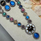 Multicolor Statement Necklace Set with Matching Stud Earrings, Jewelry