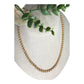 Minimalist Beaded Necklace, Everyday Gold Ball Chain, Layering Necklace Gift for Women