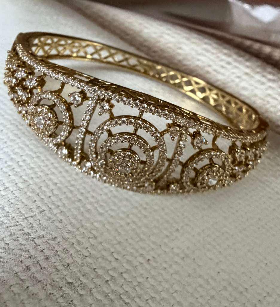 Vintage Filigree Cuff Bracelet, Statement Gold Tone Bangle, Elegant Bridal Bracelet, Openwork Wedding