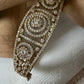 Vintage Filigree Cuff Bracelet, Statement Gold Tone Bangle, Elegant Bridal Bracelet, Openwork Wedding