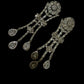 Vintage Inspired Bridal Chandelier Earrings, Pear Cut CZ Dangle Earrings, Glamorous Wedding Jewelry
