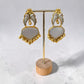 Bird Drop Earrings for Women, Ethnic Statement Earrings, Bell Charm Dangle.