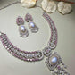 Luxury Statement Pendant Necklace Set with Earrings, Bridal Jewelry Set