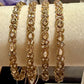 Regal Kundan Stack Bangles Set, Gold Bridal Bangles, Traditional Indian Pakistani Wedding Kada Set.