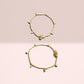 Minimalist Gold Anklet Pair, Delicate Indian Payal, Everyday Elegant Foot Jewelry