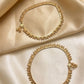 Delicate Gold Anklet Pair, Minimalist Indian Payal, Elegant Everyday Foot Jewelry for Women