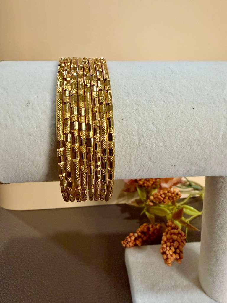 Textured Bangle Set, Stackable Bangles for Women, Traditional Bangle, Minimalist Jewelry