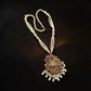 Vintage Pearl Tassel Pendant Necklace, Statement Long Pearl Necklace, Floral Filigree