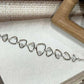 Modern Geometric , Minimalist Statement Bracelet for Women, Adjustable Link Bracelet