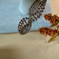 Elegant Leaf Cuff Bracelet for Women, Open Bangle, Statement Bracelet, Bridal Jewelry,