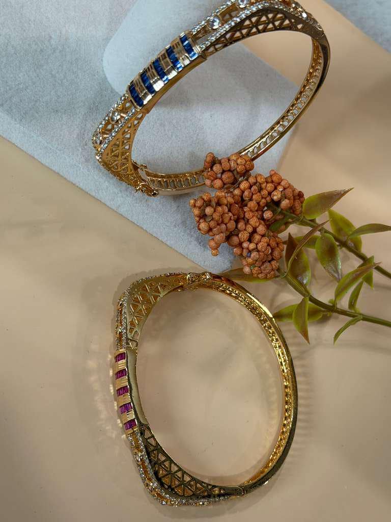 Designer Open Cuff Bracelet for Women, Statement Bangle, Adjustable Fashion Bracelet
