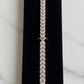 Gold Plated Tennis , Cubic Zirconia Bracelet, Bridal Bracelet for Women