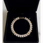 Gold Plated Tennis , Cubic Zirconia Bracelet, Bridal Bracelet for Women