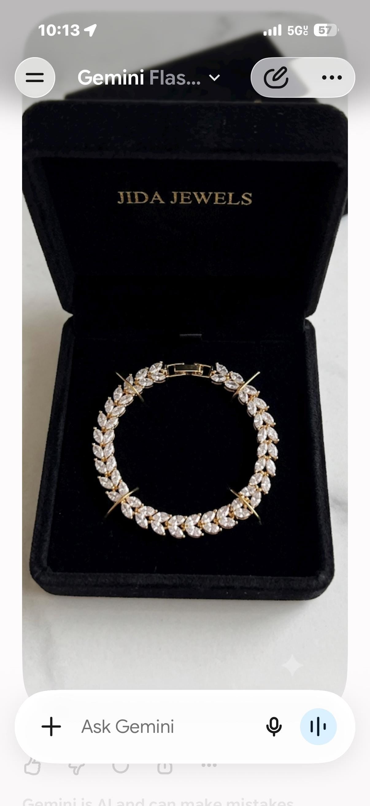 Gold Plated Tennis , Cubic Zirconia Bracelet, Bridal Bracelet for Women
