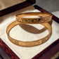 Traditional Gold Plated Bangle Set, Engraved Bangles for Women
