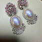 Luxury Statement Pendant Necklace Set with Earrings, Bridal Jewelry Set