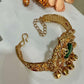 Traditional Gold Plated Choker Necklace, Statement Bridal Choker