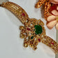 Traditional Gold Plated Choker Necklace, Statement Bridal Choker
