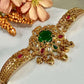 Traditional Gold Plated Choker Necklace, Statement Bridal Choker