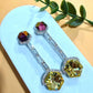 Designer Dangle Earrings with Geometric Contemporary Style
