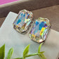 Architectural Geometric Statement Earrings with Designer Elegance Swarovski
