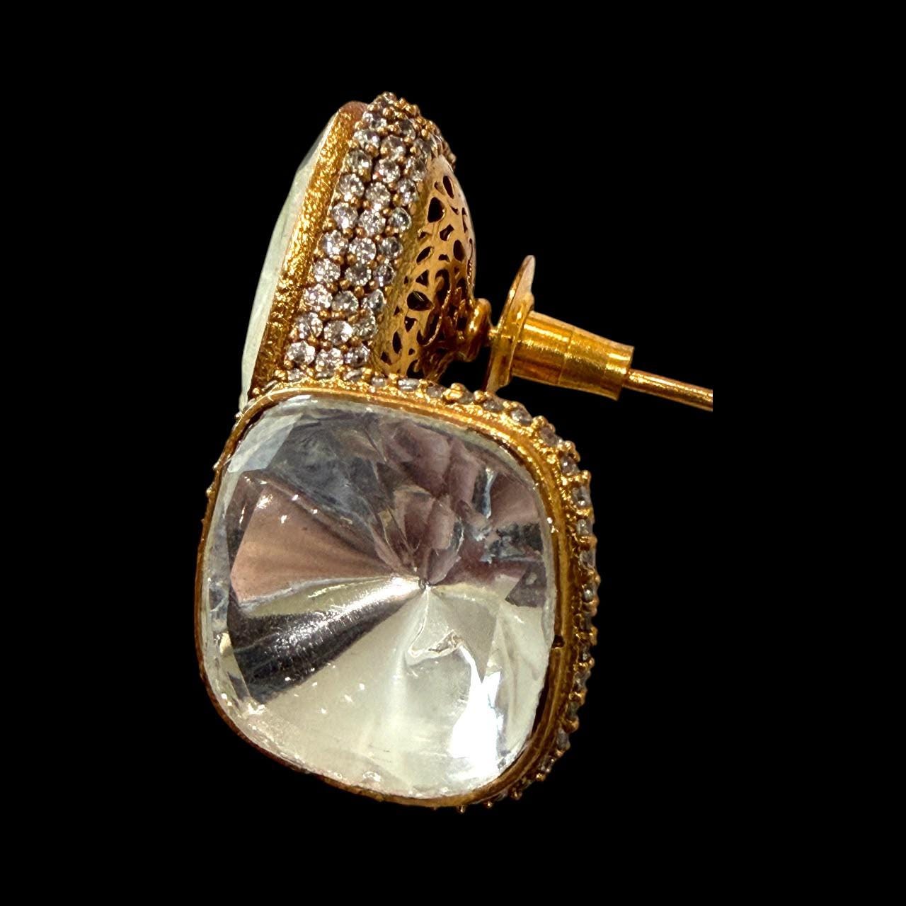 Chic Designer Stud Earrings with Modern Luxury Statement Appeal