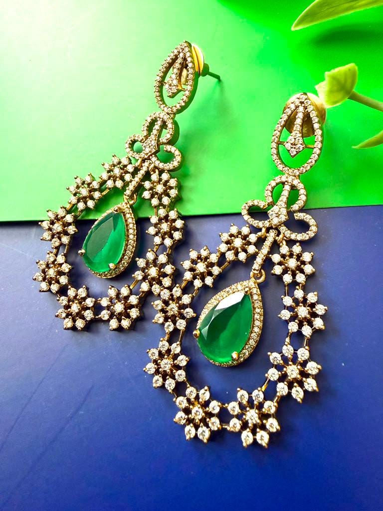 Elegant Bloom Earrings with Luxury Hanging Silhouette