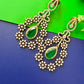 Elegant Bloom Earrings with Luxury Hanging Silhouette