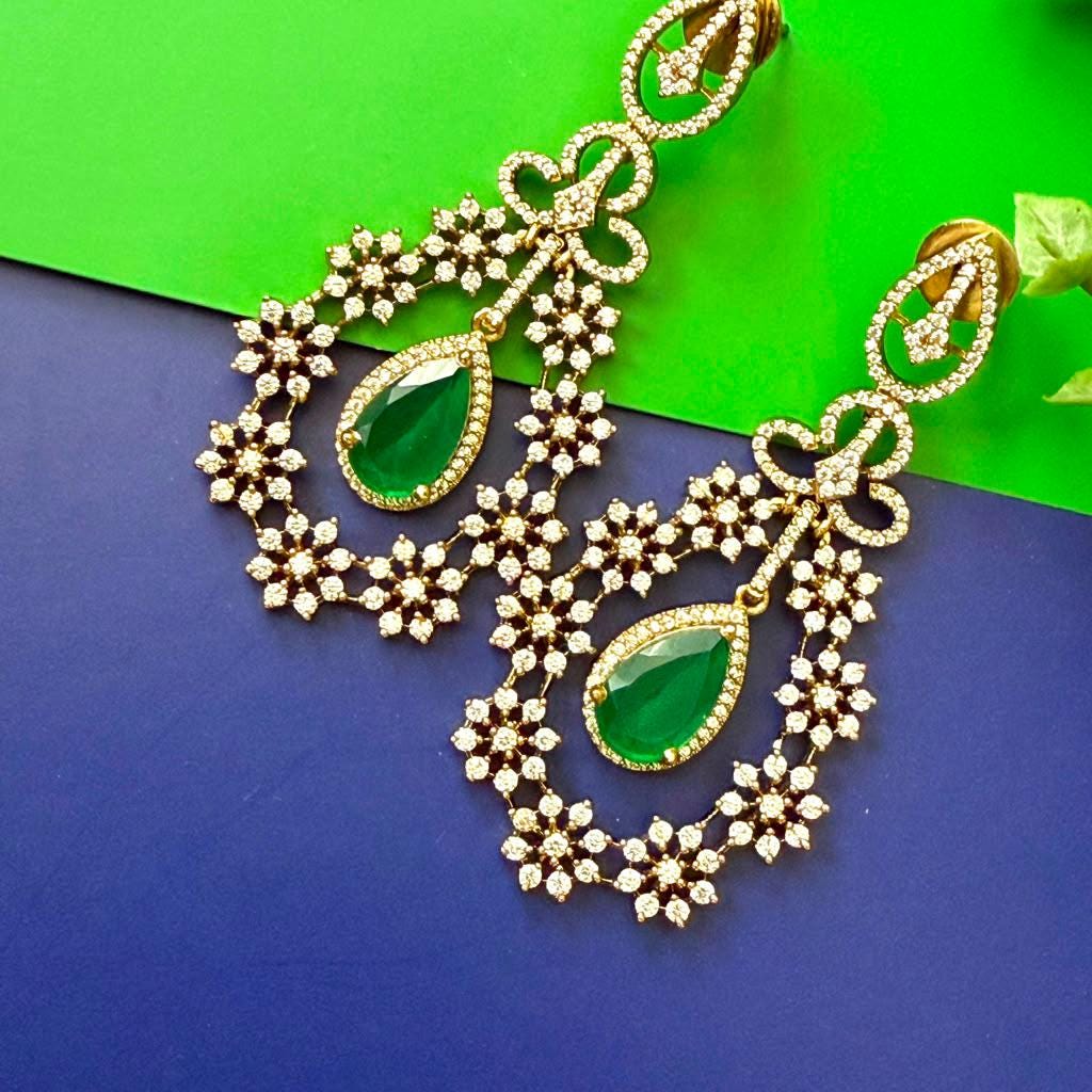 Elegant Bloom Earrings with Luxury Hanging Silhouette