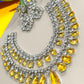Cascading CZ Necklace Set with Elegant Teardrop Details