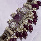 Elegant Handmade purple Vintage Jewelry Set Timeless Statement