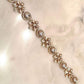 Gold Plated Kundan Bracelet, Floral Statement Bracelet