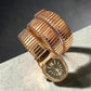 Snake Cuff Watch Bracelet, Women's Statement Wrist Watch