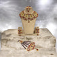 Exquisite maroon bridal Necklace Set with Earrings bindya and jhoomar - Gold plated traditional Pakistani Bridal Jewelry