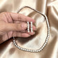 Pearl Necklace Set with Coordinated Earrings for Special Occasions
