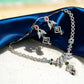 Sophisticated CZ Jewelry Set with Artistic Geometric Design