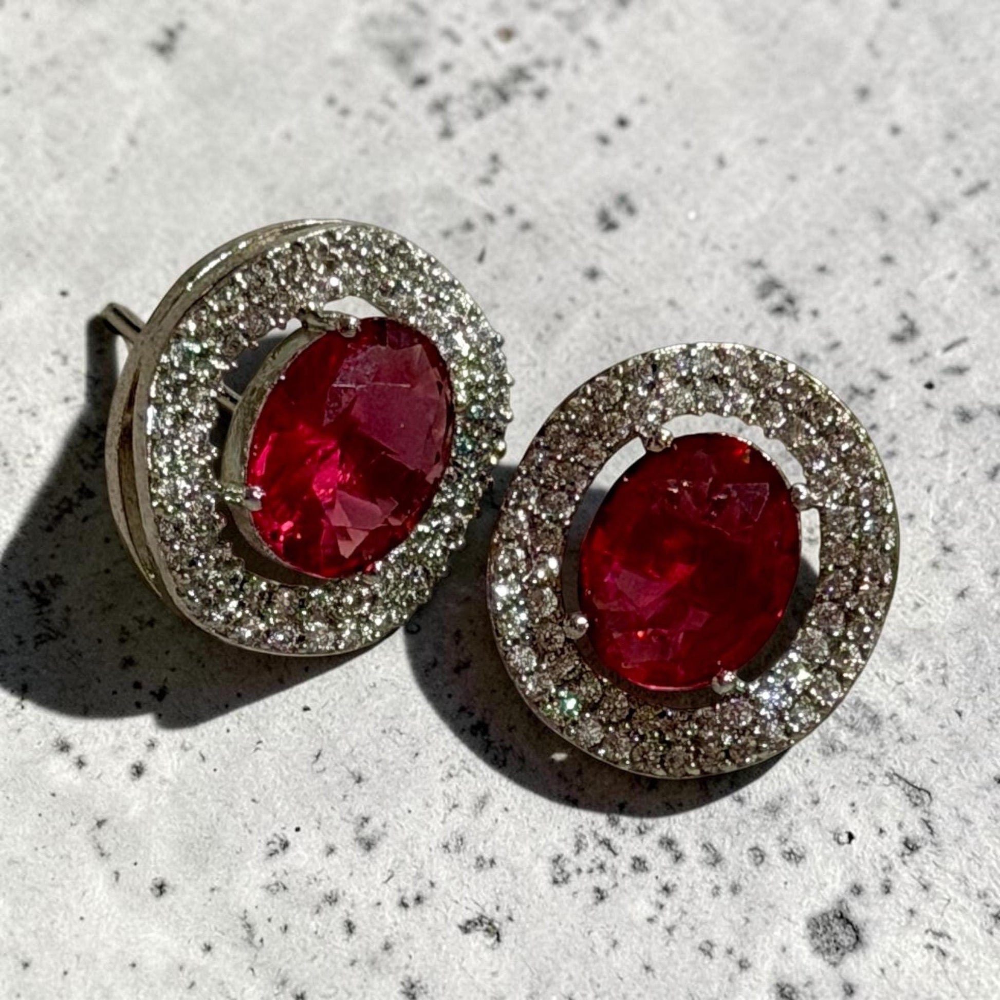Radiant Floral Cluster Earrings with Premium Cubic Zirconia Sparkle