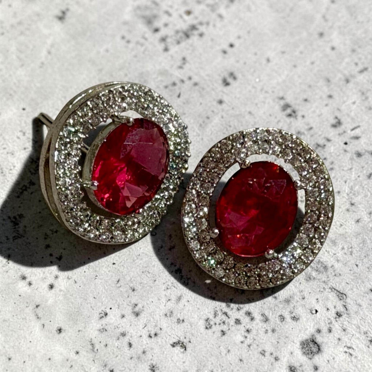Radiant Floral Cluster Earrings with Premium Cubic Zirconia Sparkle
