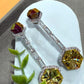 Designer Dangle Earrings with Geometric Contemporary Style