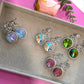 Timeless Round Dangle Earrings with Designer Rhodium Finish Swarovski