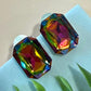 Architectural Geometric Statement Earrings with Designer Elegance Swarovski