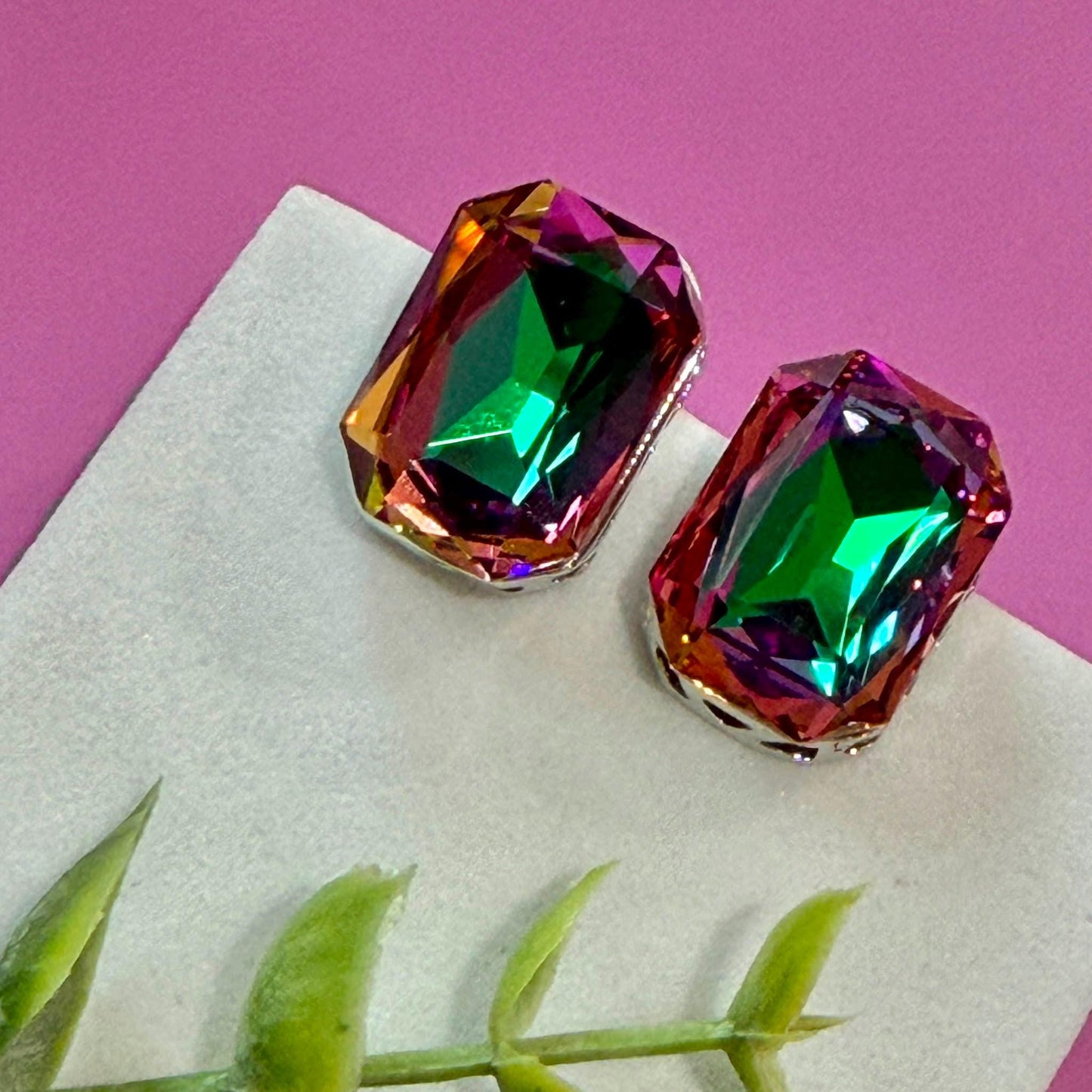 Architectural Geometric Statement Earrings with Designer Elegance Swarovski