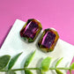 Architectural Geometric Statement Earrings with Designer Elegance Swarovski