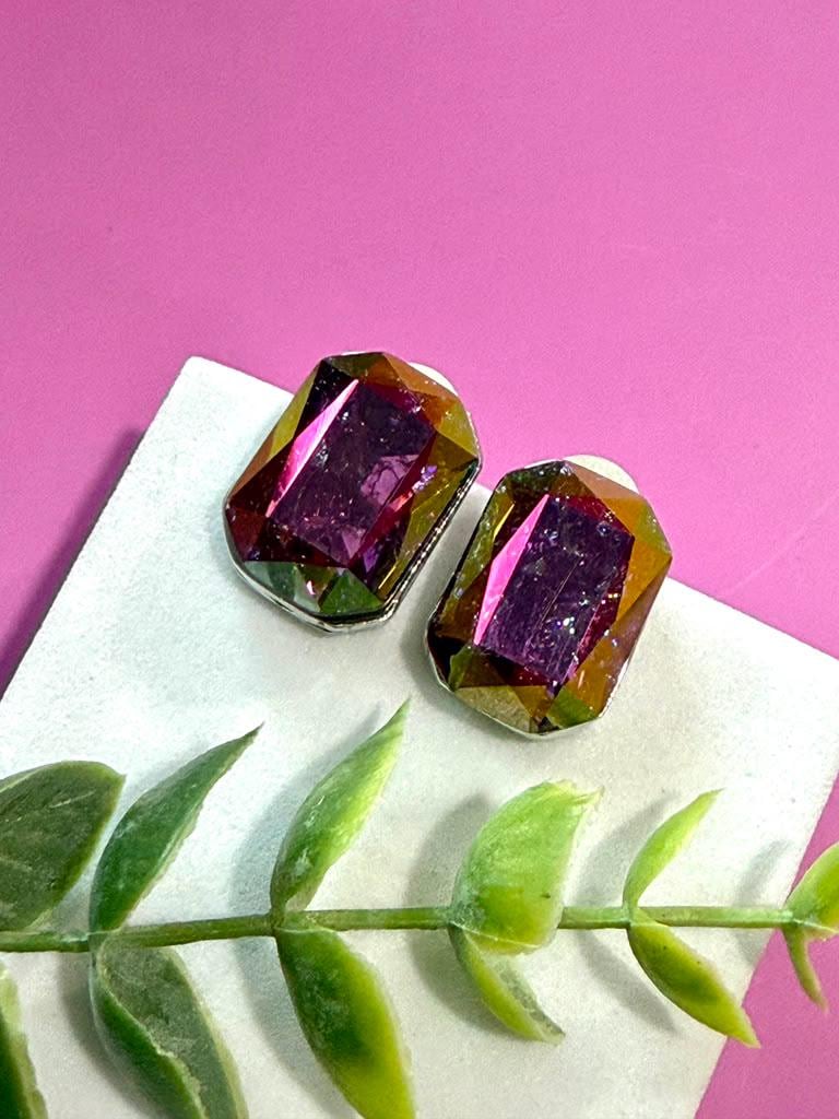 Architectural Geometric Statement Earrings with Designer Elegance Swarovski