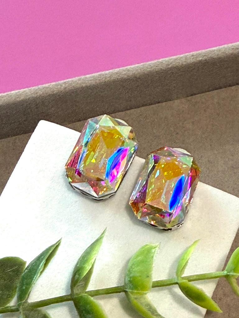Architectural Geometric Statement Earrings with Designer Elegance Swarovski