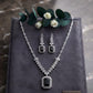 Geometric Necklace and Dangle Earrings for Party Wear