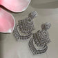 Glamorous Statement Drop Earrings with Decorative Openwork and Pear Accents