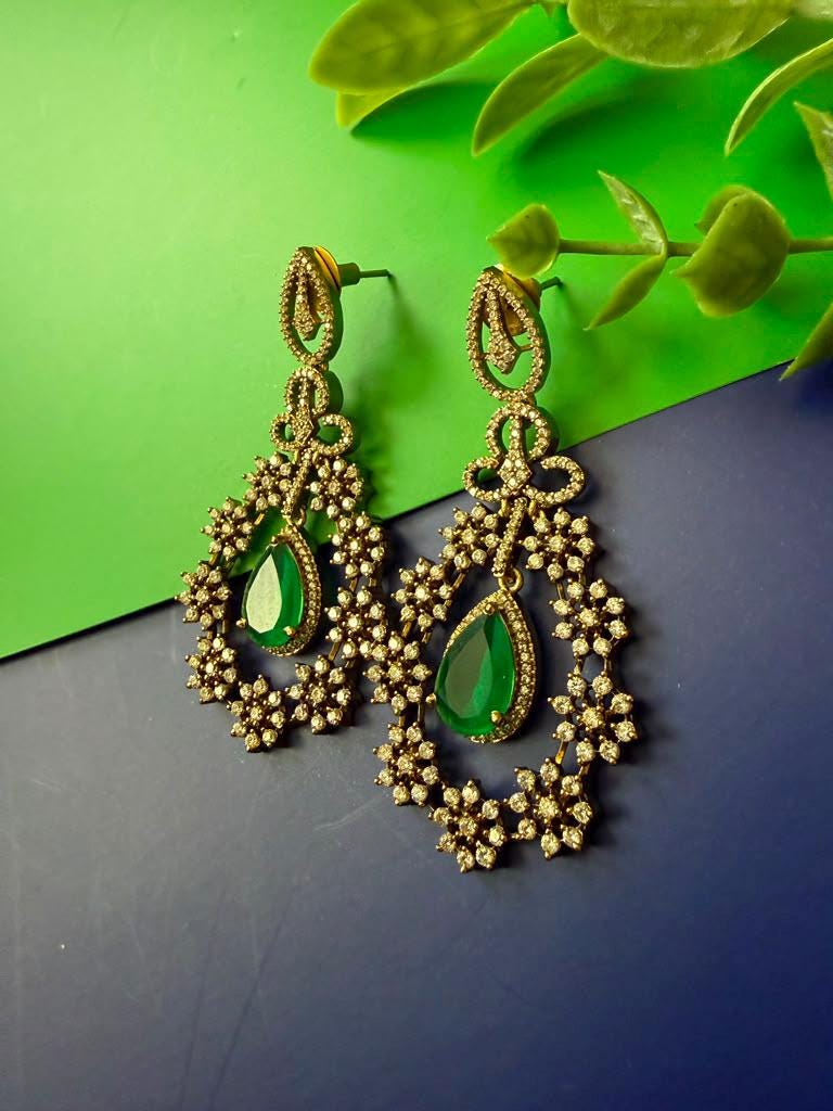 Elegant Bloom Earrings with Luxury Hanging Silhouette