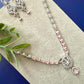 Luxury Floral Pendant Necklace Set with Elegant Drop Earrings for Women